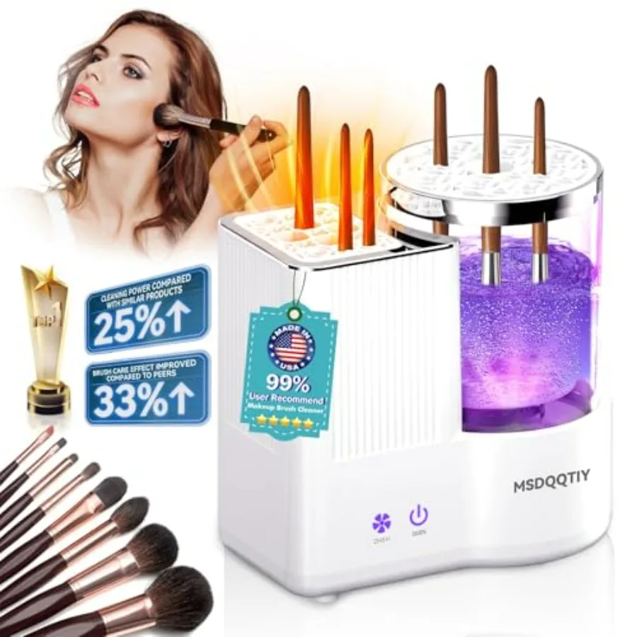 2026 Upgrade 3 IN 1 Electric Makeup Brush Cleaner Industry NO.1-12x Cleaning Power Makeup Brush Cleaner Machine Perfect Design
2026 Upgrade 3 IN 1 Electric Makeup Brush Cleaner Industry NO.1-12x Cleaning Power Makeup Brush Cleaner Machine Perfect Design