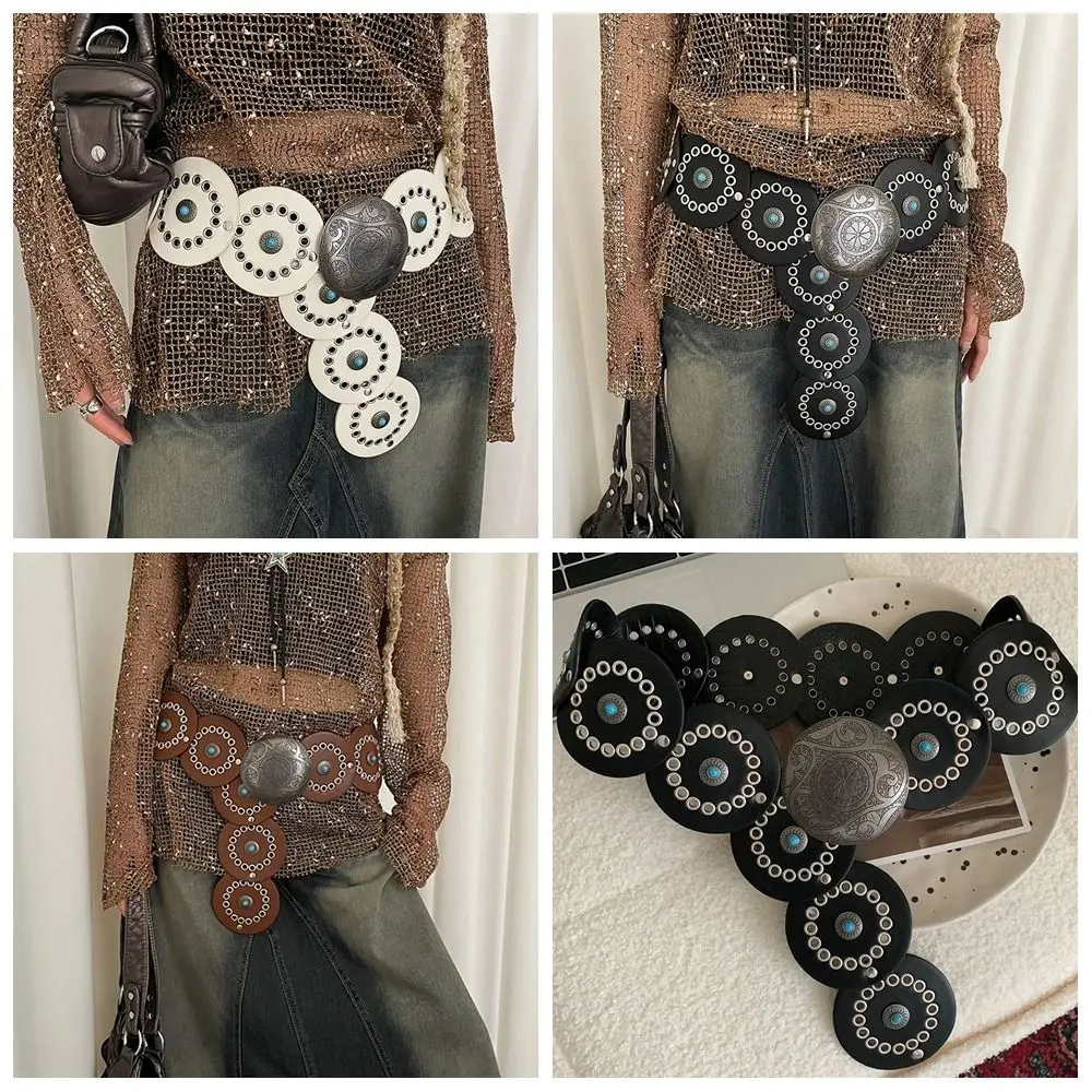 Casual Metal Cowgirl Buckle Belt Y2K Vintage Cowboy Waistband Baroque Style Black Oval PU Hollow Belt Men
Casual Metal Cowgirl Buckle Belt Y2K Vintage Cowboy Waistband Baroque Style Black Oval PU Hollow Belt Men