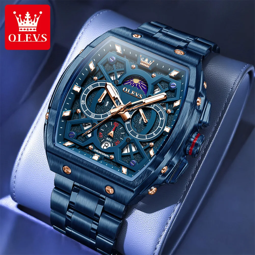 Многофункциональные кварцевые часы OLEVS для мужчин, модные хит продаж, наручные часы со скелетом, водонепроницаемые мужские часы
Многофункциональные кварцевые часы OLEVS для мужчин, модные хит продаж, наручные часы со скелетом, водонепроницаемые мужские часы