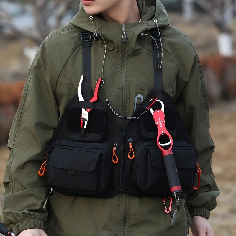 Unisex Tactical Chest Bag, Multi-Pocket Outdoor Fly Fishing Vest Bag, Ideal for Outdoor Adventures, Hiking, Fishing And Camping
Unisex Tactical Chest Bag, Multi-Pocket Outdoor Fly Fishing Vest Bag, Ideal for Outdoor Adventures, Hiking, Fishing And Camping