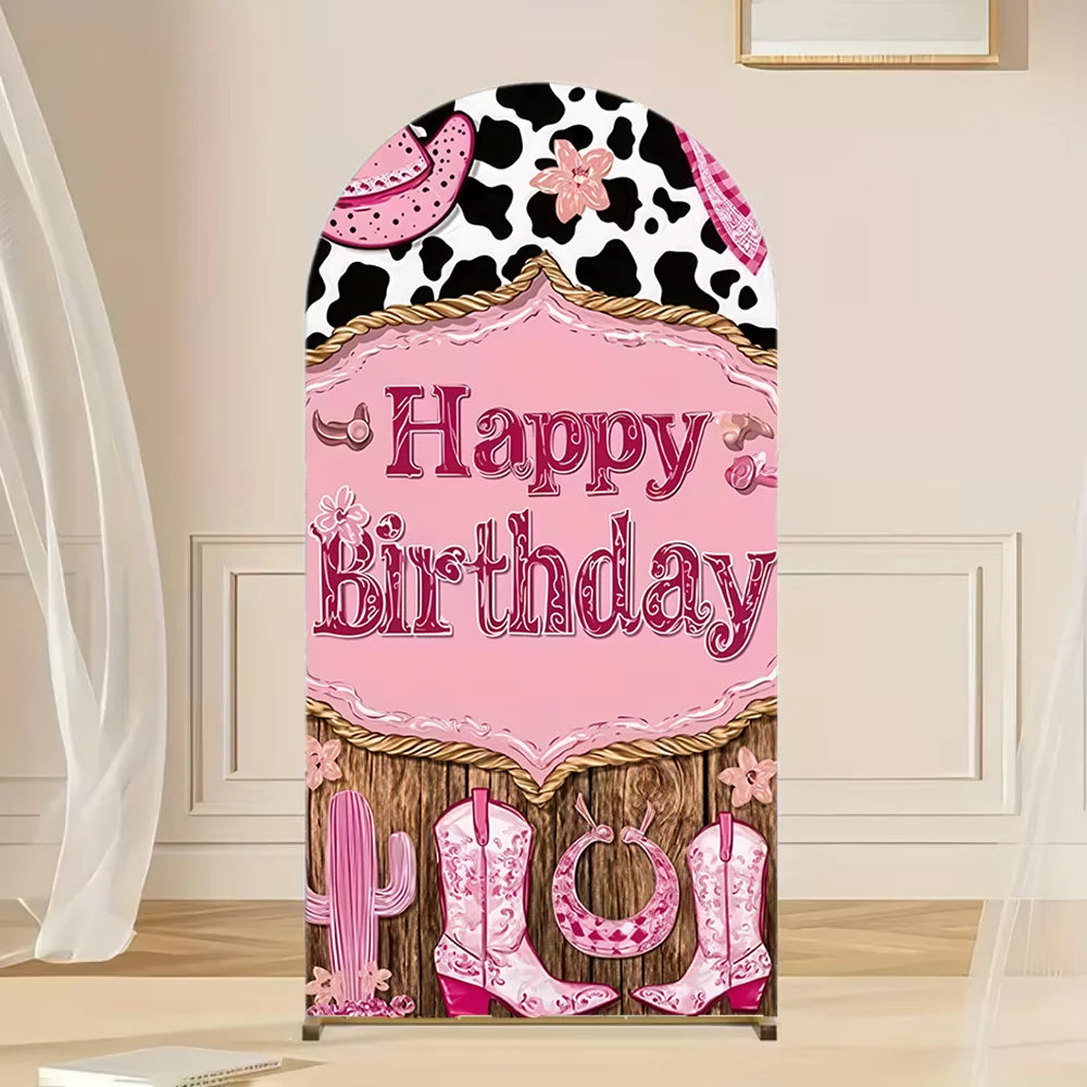 Western Cowgirl Girls Birthday Party Arch Backdrop Cover Boots Hats Cactus West Birthday Elastic Arch Stand Cover Background
Western Cowgirl Girls Birthday Party Arch Backdrop Cover Boots Hats Cactus West Birthday Elastic Arch Stand Cover Background
