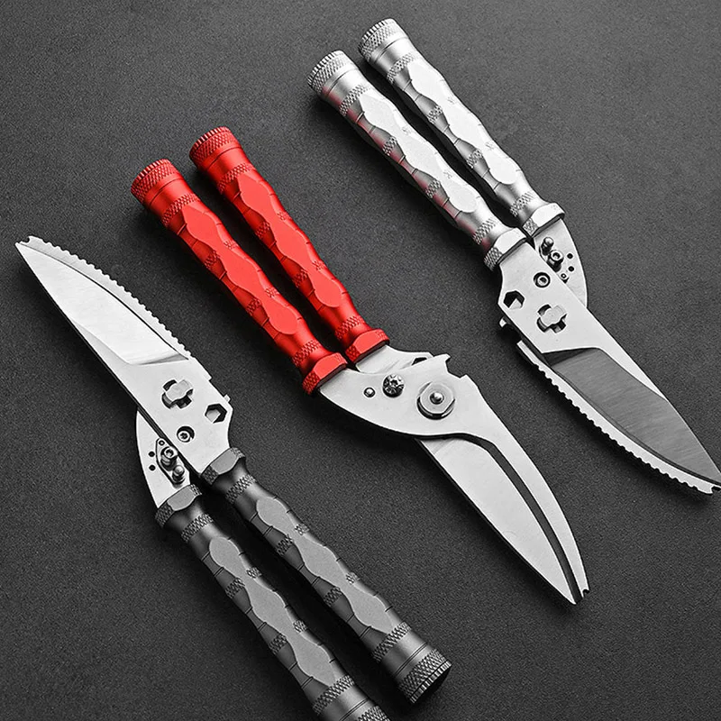 Scissors Rust Proof Cooking Scissors Outdoor camping fishing detachable Multifunctional Stainless Steel Kitchen
Scissors Rust Proof Cooking Scissors Outdoor camping fishing detachable Multifunctional Stainless Steel Kitchen