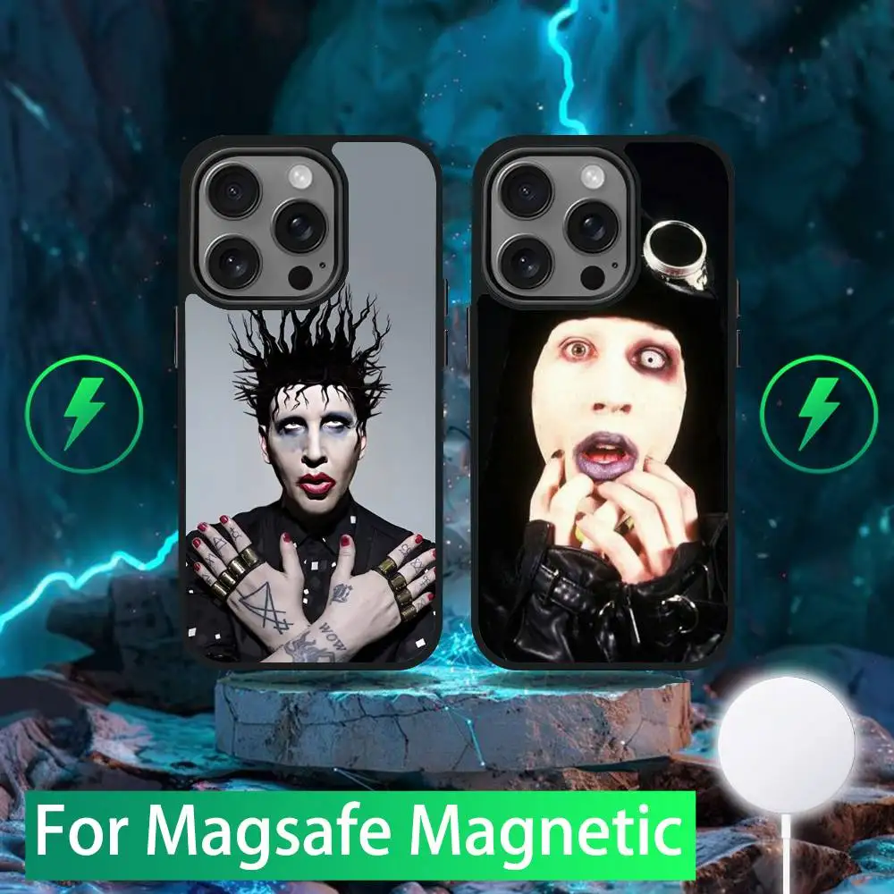 Singer Marilyn Manson Phone Case For iPhone 16,15,14,13,12,11,Pro,Max,Plus,Mini,SE New Magsafe Magnetic Wireless Charging
Singer Marilyn Manson Phone Case For iPhone 16,15,14,13,12,11,Pro,Max,Plus,Mini,SE New Magsafe Magnetic Wireless Charging