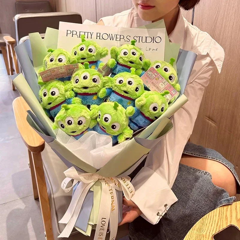 Genuine Disney Bouquets Toy Story Alien Plush Flower Bouquets Creative Cartoon Plushies Stuffed Dolls Valentine Graduation Gift
Genuine Disney Bouquets Toy Story Alien Plush Flower Bouquets Creative Cartoon Plushies Stuffed Dolls Valentine Graduation Gift