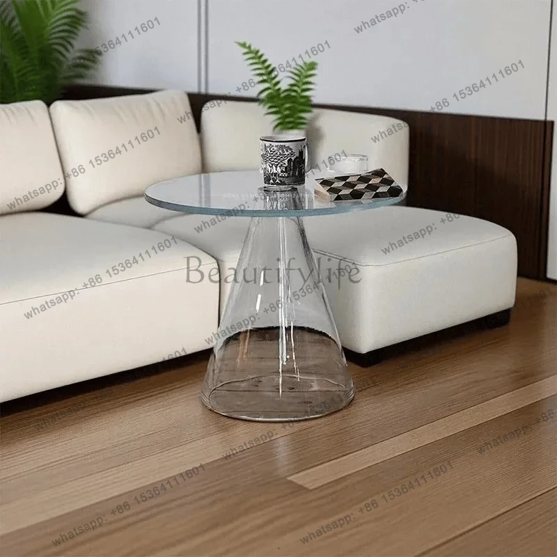 jj58 c06 High-end Minimalist Luxury Transparent Glass Coffee Table for Homestay Living Room Balcony Outdoor Round Tea Table
jj58 c06 High-end Minimalist Luxury Transparent Glass Coffee Table for Homestay Living Room Balcony Outdoor Round Tea Table