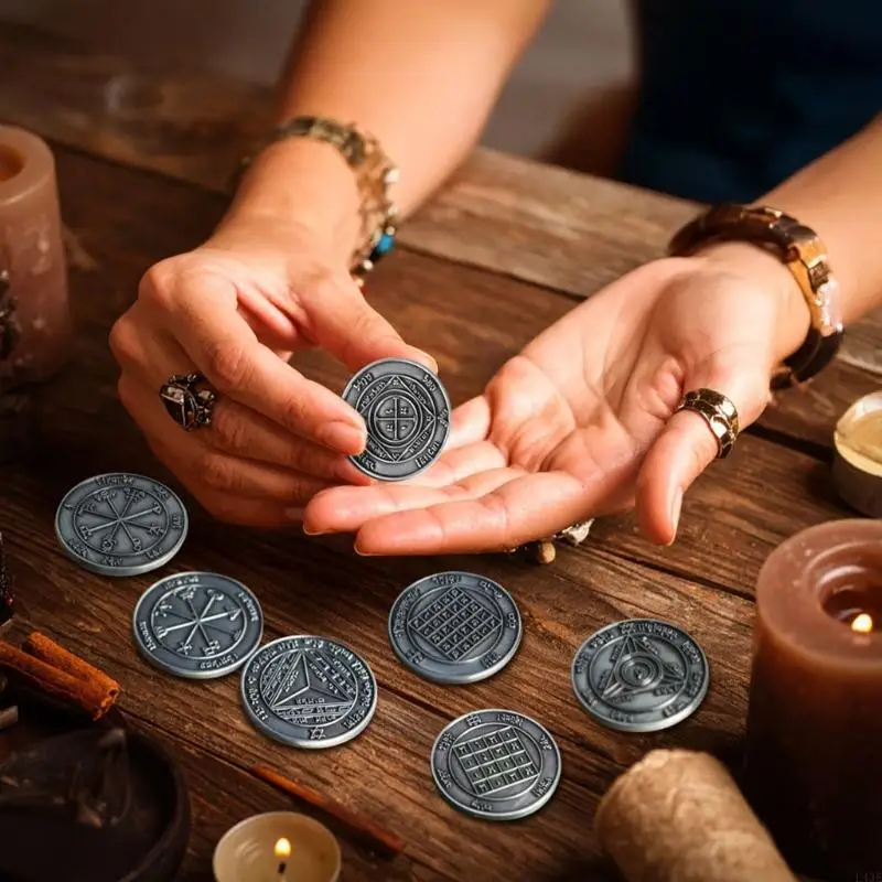 Ritual Altar Coin Protective Amulet Jewelry Alloys Meditations Coin Decoration
Ritual Altar Coin Protective Amulet Jewelry Alloys Meditations Coin Decoration