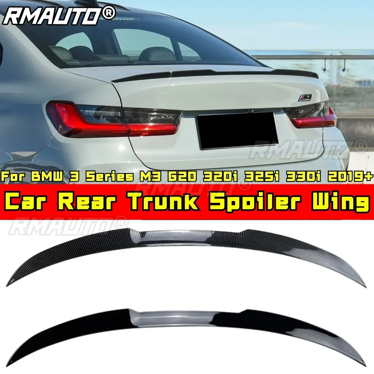 For BMW 3 Series M3 G20 Modification Part Rear Trunk Spoiler Rear Trunk Wing for BMW 3 Series M3 G20 320i 325i 330i 2019+
For BMW 3 Series M3 G20 Modification Part Rear Trunk Spoiler Rear Trunk Wing for BMW 3 Series M3 G20 320i 325i 330i 2019+