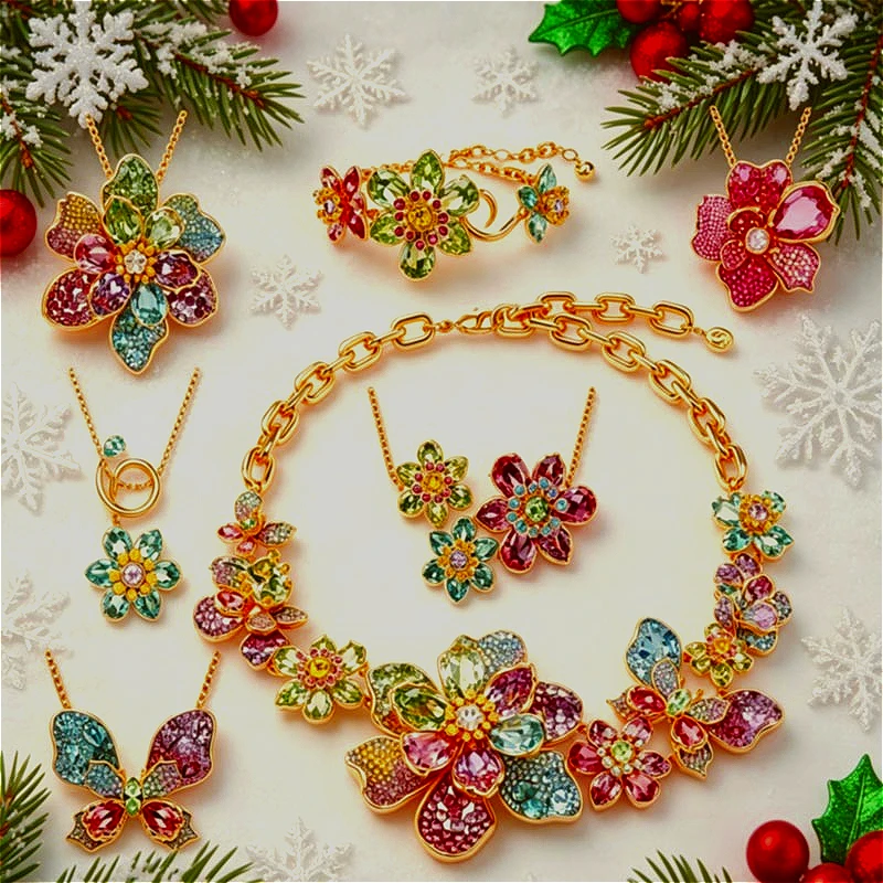 Original 2026 New Flower Necklace For Women Butterfly Earrings Light Luxury Versatile Bracelet Niche Design Fine Jewelry Set
Original 2026 New Flower Necklace For Women Butterfly Earrings Light Luxury Versatile Bracelet Niche Design Fine Jewelry Set