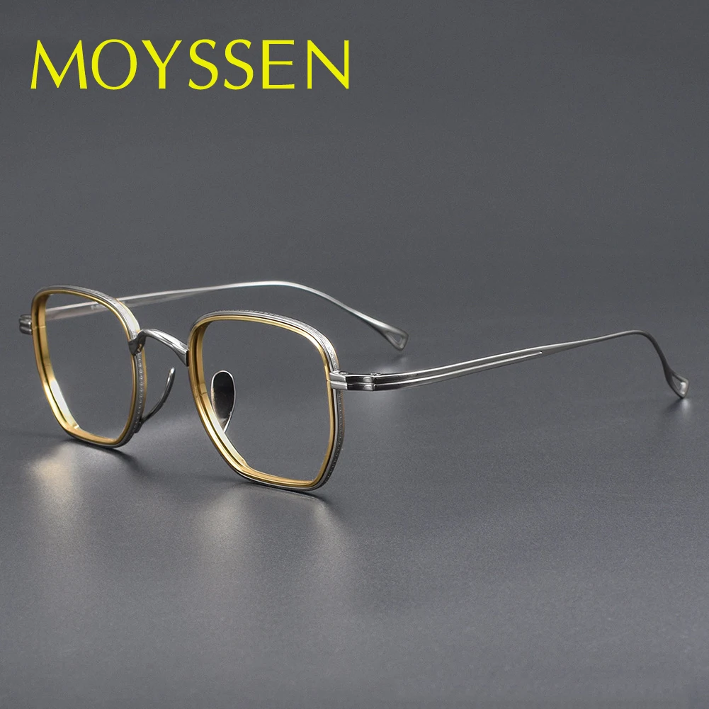 Japanese Luxury Brand Designer KMN1233 Pure Titanium Square Frame Eyeglasses Men Retro Oversized Myopia Optical Lenses Glasses
Japanese Luxury Brand Designer KMN1233 Pure Titanium Square Frame Eyeglasses Men Retro Oversized Myopia Optical Lenses Glasses