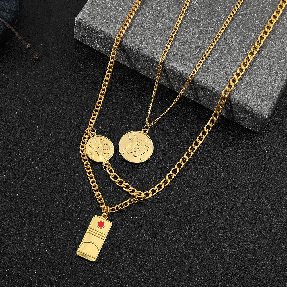 Anime Play Devil Killer Double Layer Necklace Fashion Trendy Streetwear Pendant Gift for Personality Jewelry
Anime Play Devil Killer Double Layer Necklace Fashion Trendy Streetwear Pendant Gift for Personality Jewelry