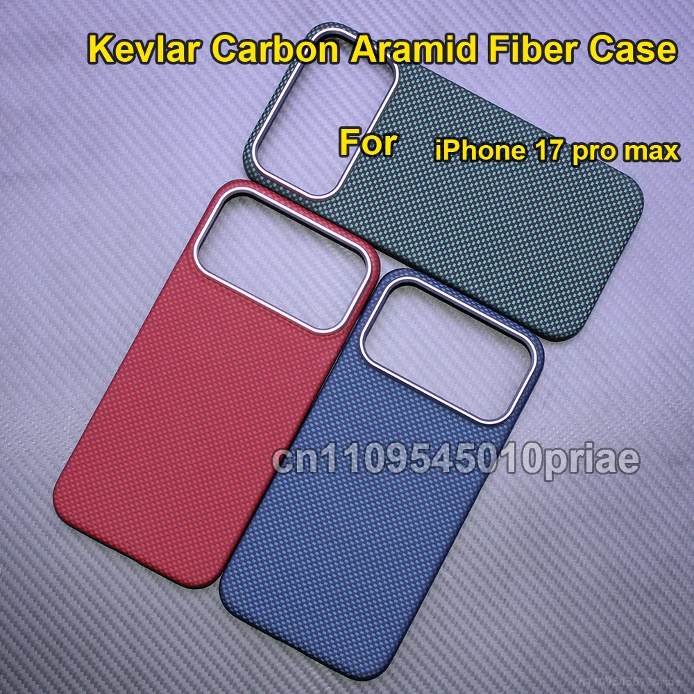 Carbon fiber aramid magnetic case for iphone 17 pro max Kevlar fabric thin hard Lightweight Cover magnetic balck Slim light red
Carbon fiber aramid magnetic case for iphone 17 pro max Kevlar fabric thin hard Lightweight Cover magnetic balck Slim light red