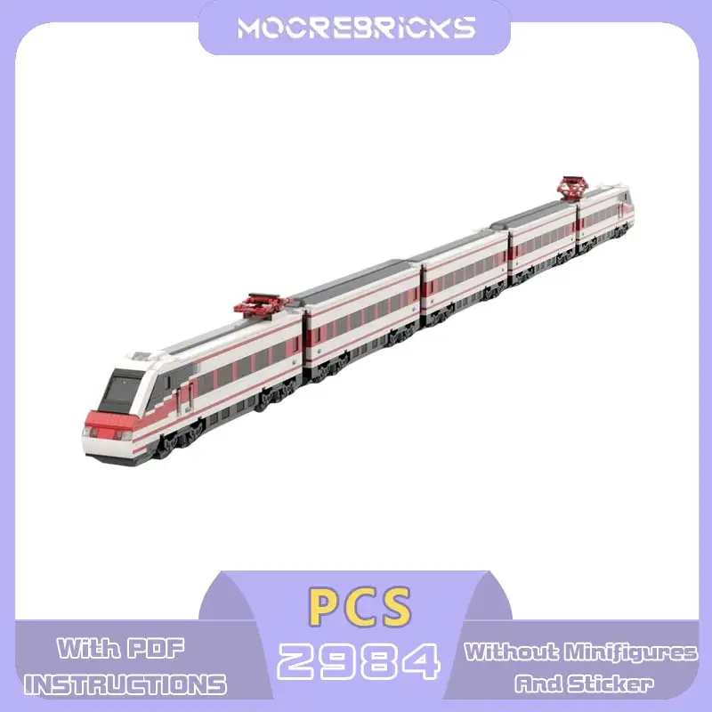 MOC Italian High Speed Express Bullet Train Model Building Blocks City Technical Railway Carriage DIY Bricks Toy Adult Gift
MOC Italian High Speed Express Bullet Train Model Building Blocks City Technical Railway Carriage DIY Bricks Toy Adult Gift