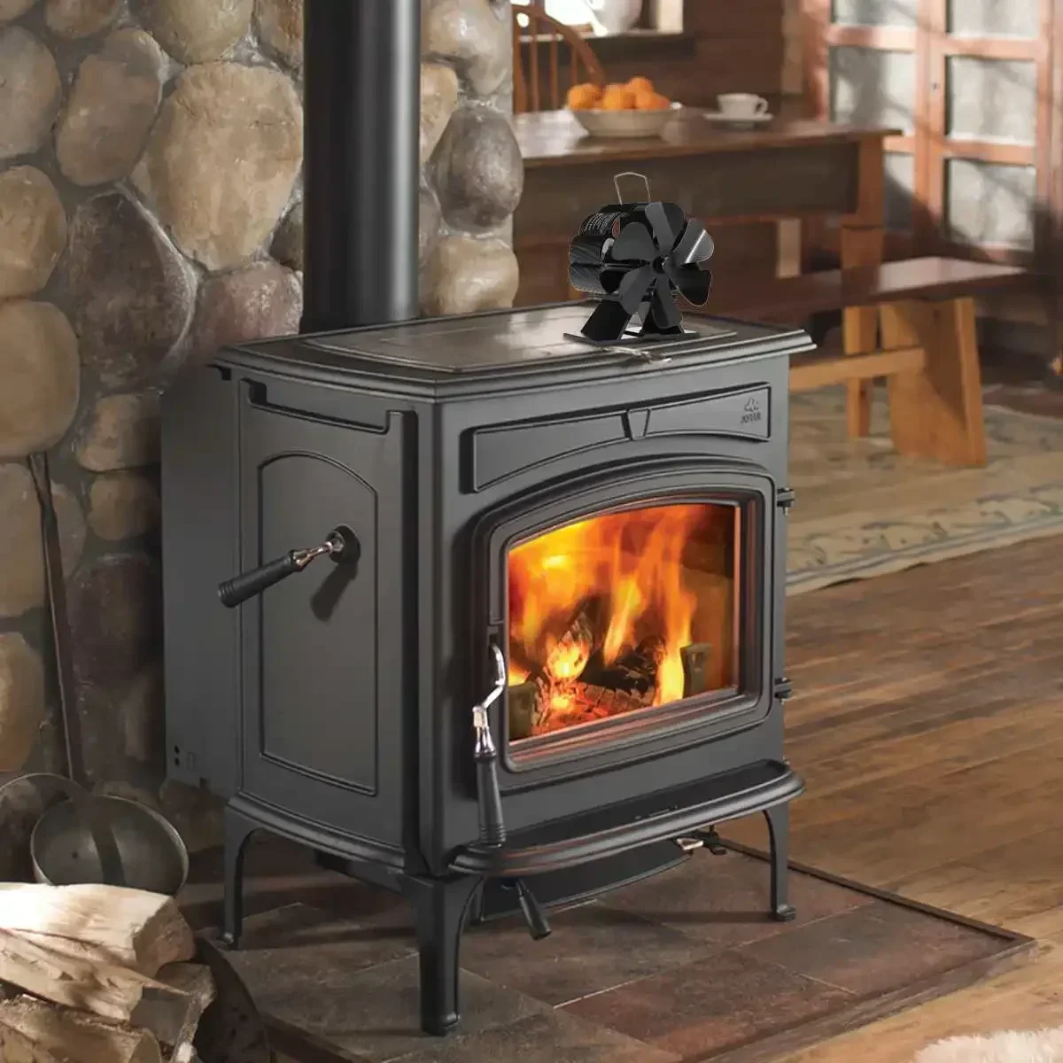 Черный 5/6 лопастей, камин, тепловая печь, вентилятор, дровяная горелка, экологически чистый, тихий вентилятор, эффективное распределение тепла для дома
Черный 5/6 лопастей, камин, тепловая печь, вентилятор, дровяная горелка, экологически чистый, тихий вентилятор, эффективное распределение тепла для дома