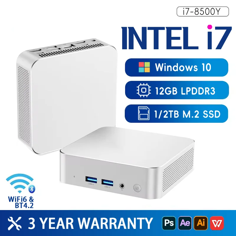 2025 МИНИ-ПК Windows 10 Intel Core i7-8500Y Мини-компьютер 12 ГБ LPDDR3 1 ТБ M.2 SSD Мини-ПК WIFI 6 BT4.2 4K HD Мини-игровой ПК
2025 МИНИ-ПК Windows 10 Intel Core i7-8500Y Мини-компьютер 12 ГБ LPDDR3 1 ТБ M.2 SSD Мини-ПК WIFI 6 BT4.2 4K HD Мини-игровой ПК
