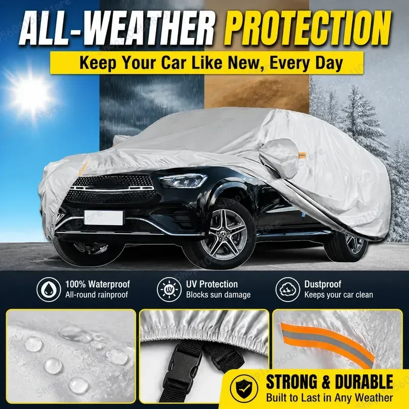 For Mercedes Benz GLE SUV W166 W167 450 53 C92 C167 Car Cover Waterproof Dustproof Snowproof UV Resistant All Weather
For Mercedes Benz GLE SUV W166 W167 450 53 C92 C167 Car Cover Waterproof Dustproof Snowproof UV Resistant All Weather
