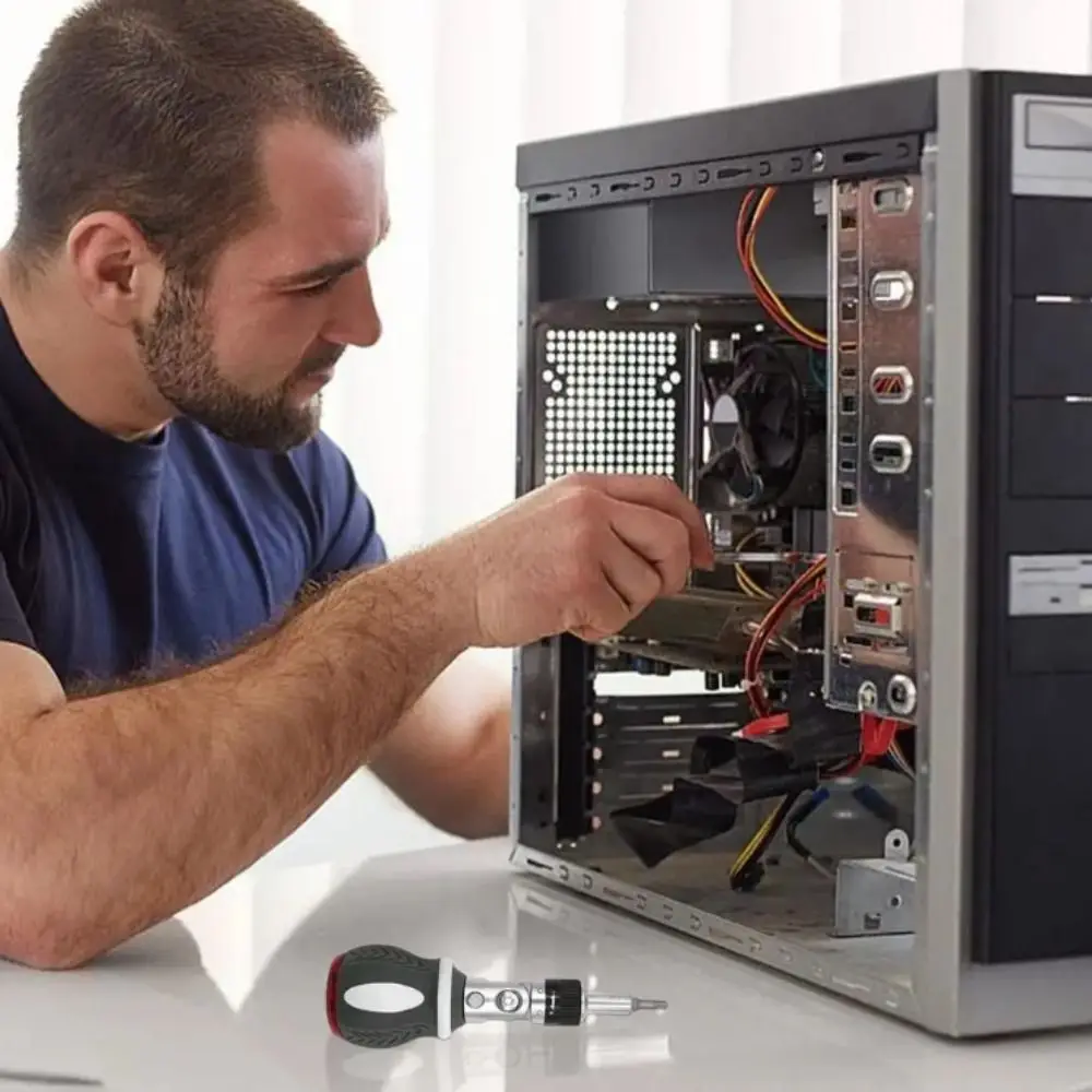 180 Degree Rotating Multi-Angle Screwdriver Adjustable Precision Tools Multipurpose Screwdriver Ratchet Screwdriver Set
180 Degree Rotating Multi-Angle Screwdriver Adjustable Precision Tools Multipurpose Screwdriver Ratchet Screwdriver Set