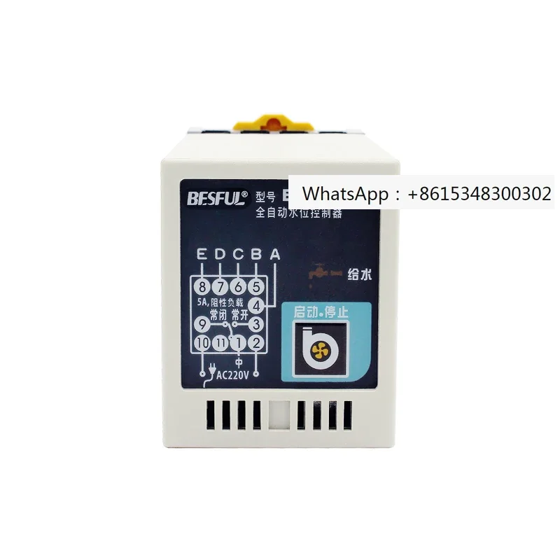 EV5 water level controller EV3 fully automatic discharge water shortage and anti dry burning protection liquid level switch
EV5 water level controller EV3 fully automatic discharge water shortage and anti dry burning protection liquid level switch