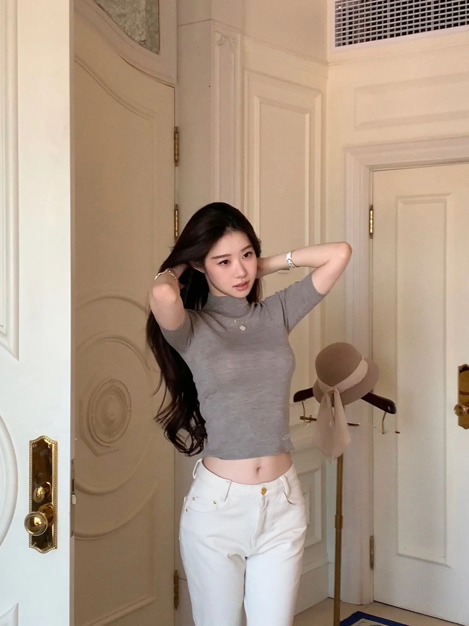 Mummy Sl One-Piece 6 Needle Beautiful Wool f Sve Knitted Base irt Soft Japanese Sle Women's Daily Wear
Mummy Sl One-Piece 6 Needle Beautiful Wool f Sve Knitted Base irt Soft Japanese Sle Women's Daily Wear