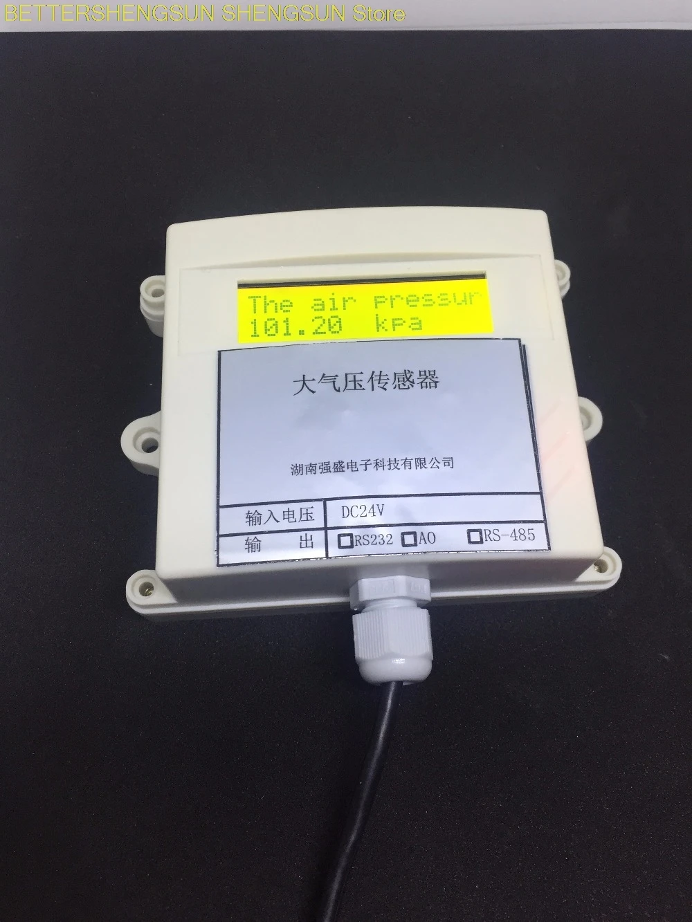 Atmospheric pressure transmitter Atmospheric pressure sensor MODBUS air pressure sensor 485 air pressure sensor
Atmospheric pressure transmitter Atmospheric pressure sensor MODBUS air pressure sensor 485 air pressure sensor