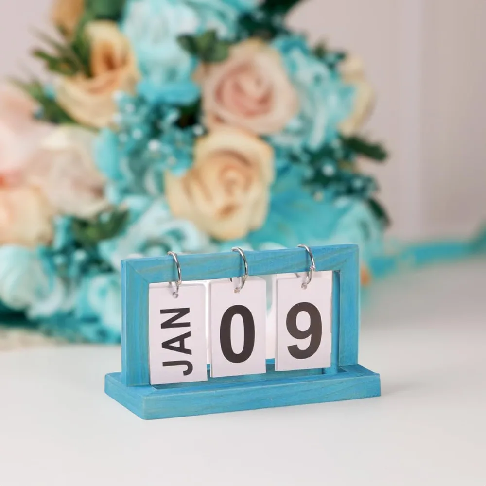 Reusable Desktop Flip Calendar,Retro Decorated Office Desk Calendar,Suitable for Home Offices Desktop Accessories (blue)
Reusable Desktop Flip Calendar,Retro Decorated Office Desk Calendar,Suitable for Home Offices Desktop Accessories (blue)