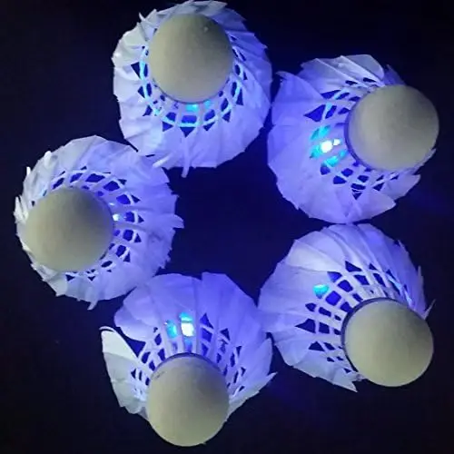 Glow in Dark LED Badminton Shuttlecocks, 4 Pcs for Indoor Night Sports Games
Glow in Dark LED Badminton Shuttlecocks, 4 Pcs for Indoor Night Sports Games