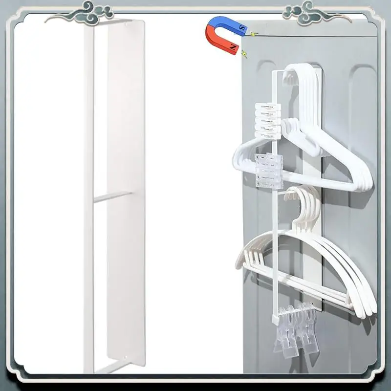 Durable Magnetic Clothes Hanger Dryer Side Hanger, Laundry Room Organization And Storage Hanger Rod Rack
Durable Magnetic Clothes Hanger Dryer Side Hanger, Laundry Room Organization And Storage Hanger Rod Rack