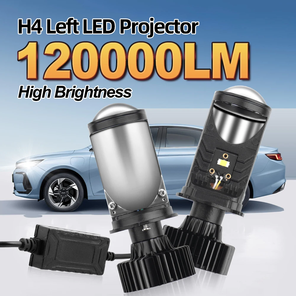 1/2Pcs 120000LM High Brightness Car LED H4 Mini Projector Headlight Bulbs Canbus with Fan 12V 6000K Bright Left-hand Driving
1/2Pcs 120000LM High Brightness Car LED H4 Mini Projector Headlight Bulbs Canbus with Fan 12V 6000K Bright Left-hand Driving