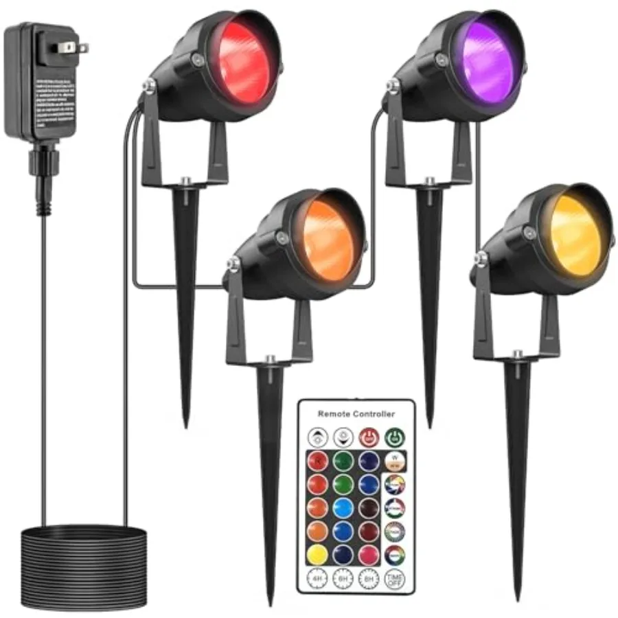 Рождественский RGB и теплый белый прожектор с таймером, 0 Вт, индивидуальное управление, для Хэллоуина, уличный, IP65, водонепроницаемый, ландшафтный прожектор
Рождественский RGB и теплый белый прожектор с таймером, 0 Вт, индивидуальное управление, для Хэллоуина, уличный, IP65, водонепроницаемый, ландшафтный прожектор