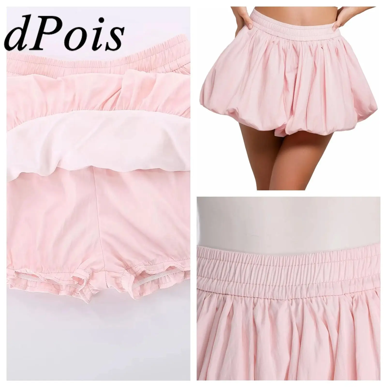 Woman's Bubble Skirts Girls Elastic Waist Fashion A-line Mini Tutu Skirts Summer Casual Clothes Women Short Skirt Mujer
Woman's Bubble Skirts Girls Elastic Waist Fashion A-line Mini Tutu Skirts Summer Casual Clothes Women Short Skirt Mujer