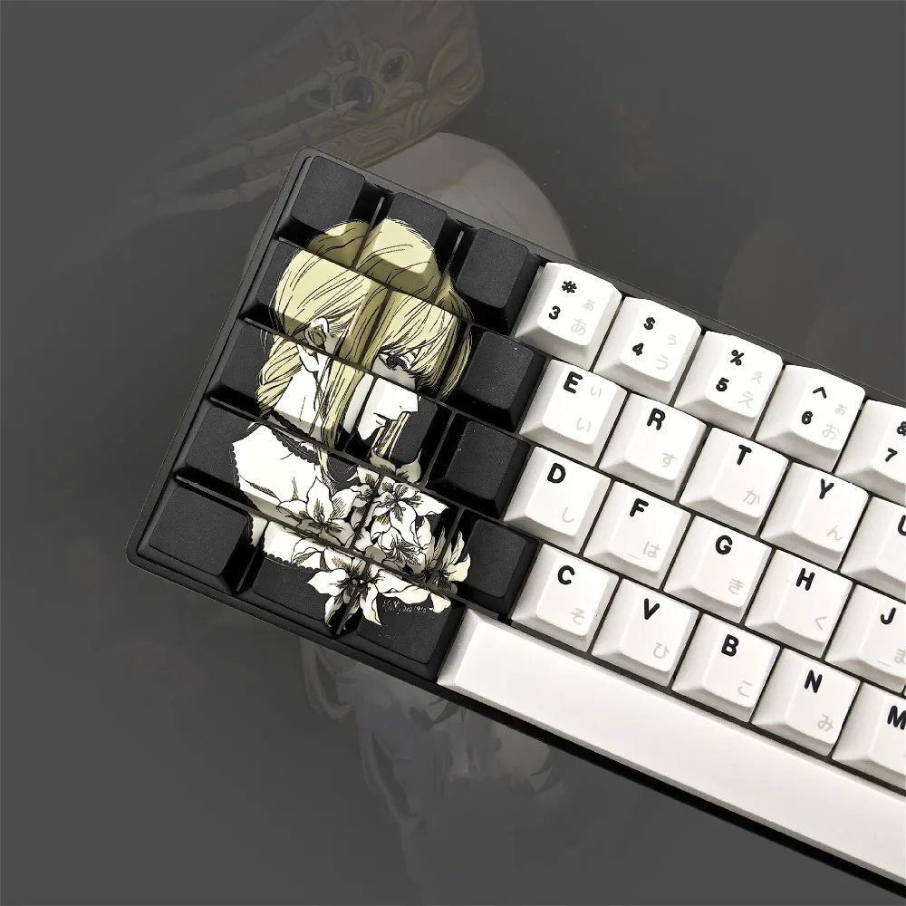 Keyboard Keycaps, Flower Girl, Cherry, Small Full PBT for Cherry MX 104/87/61 Mechanical Keyboard Accessories
Keyboard Keycaps, Flower Girl, Cherry, Small Full PBT for Cherry MX 104/87/61 Mechanical Keyboard Accessories