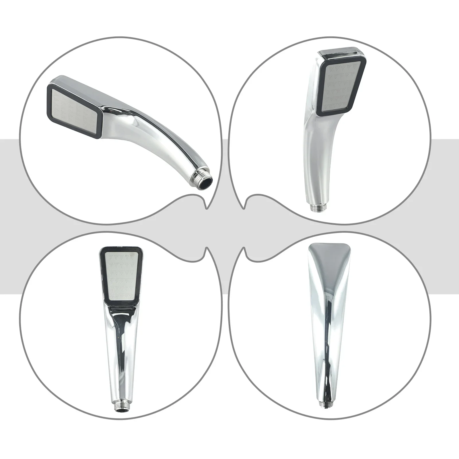Bath Heads Shower Head Handset Heads High Pressure Part ABS Accessories Bath Electroplating Four Way Interface
Bath Heads Shower Head Handset Heads High Pressure Part ABS Accessories Bath Electroplating Four Way Interface