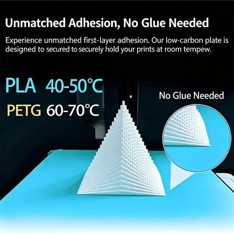 3D Printer Cold Board for Select Model-Fit Printers, Blue Metal Print Bed 264 x 276 mm, Clean-Contact PETG Ready Panel for D2RC
3D Printer Cold Board for Select Model-Fit Printers, Blue Metal Print Bed 264 x 276 mm, Clean-Contact PETG Ready Panel for D2RC