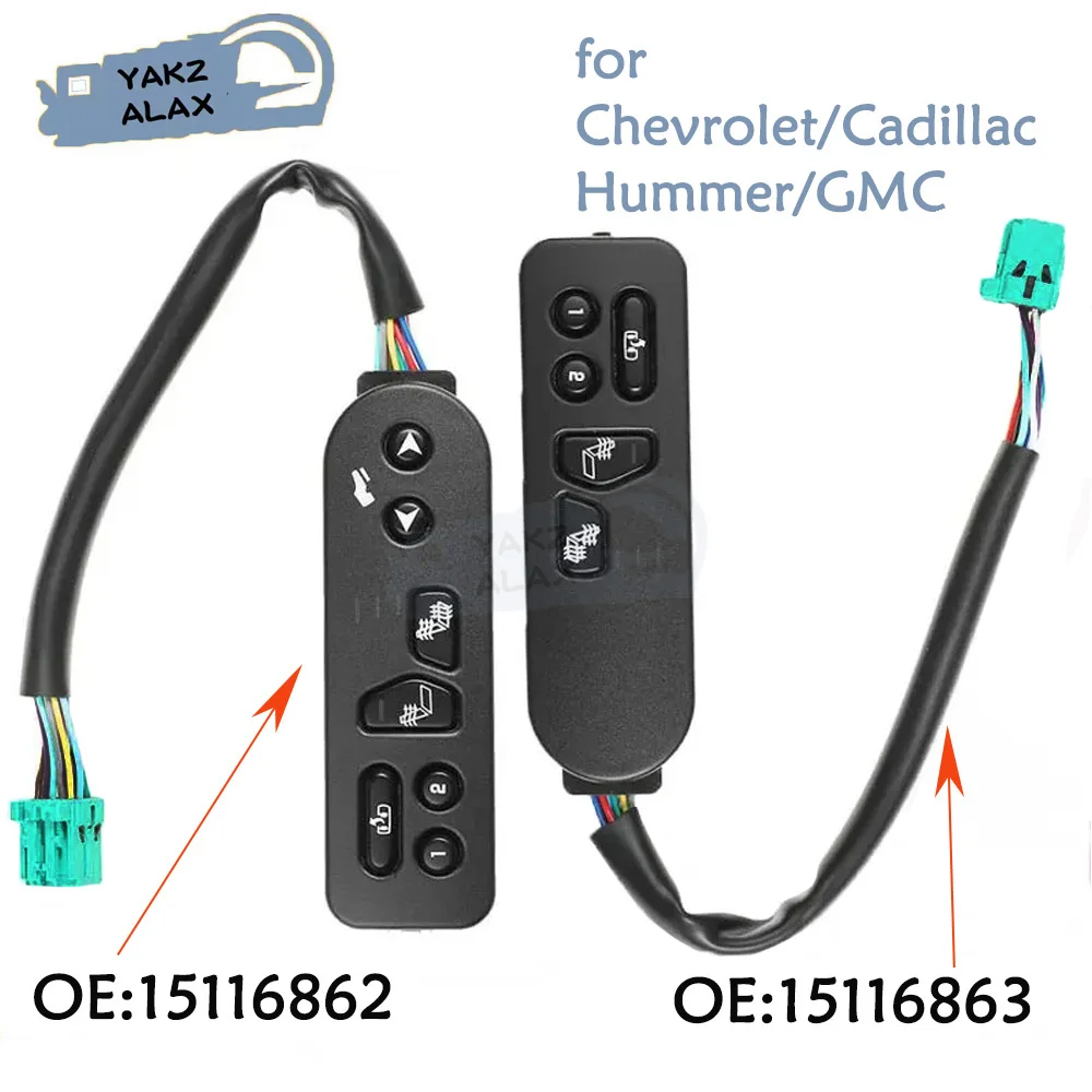 Electric Power Seat Control Switch Controller for Chevrolet Escalade Tahoe Yukon Avalanche 2003 2004 2005 2006 15116862 15116863
Electric Power Seat Control Switch Controller for Chevrolet Escalade Tahoe Yukon Avalanche 2003 2004 2005 2006 15116862 15116863