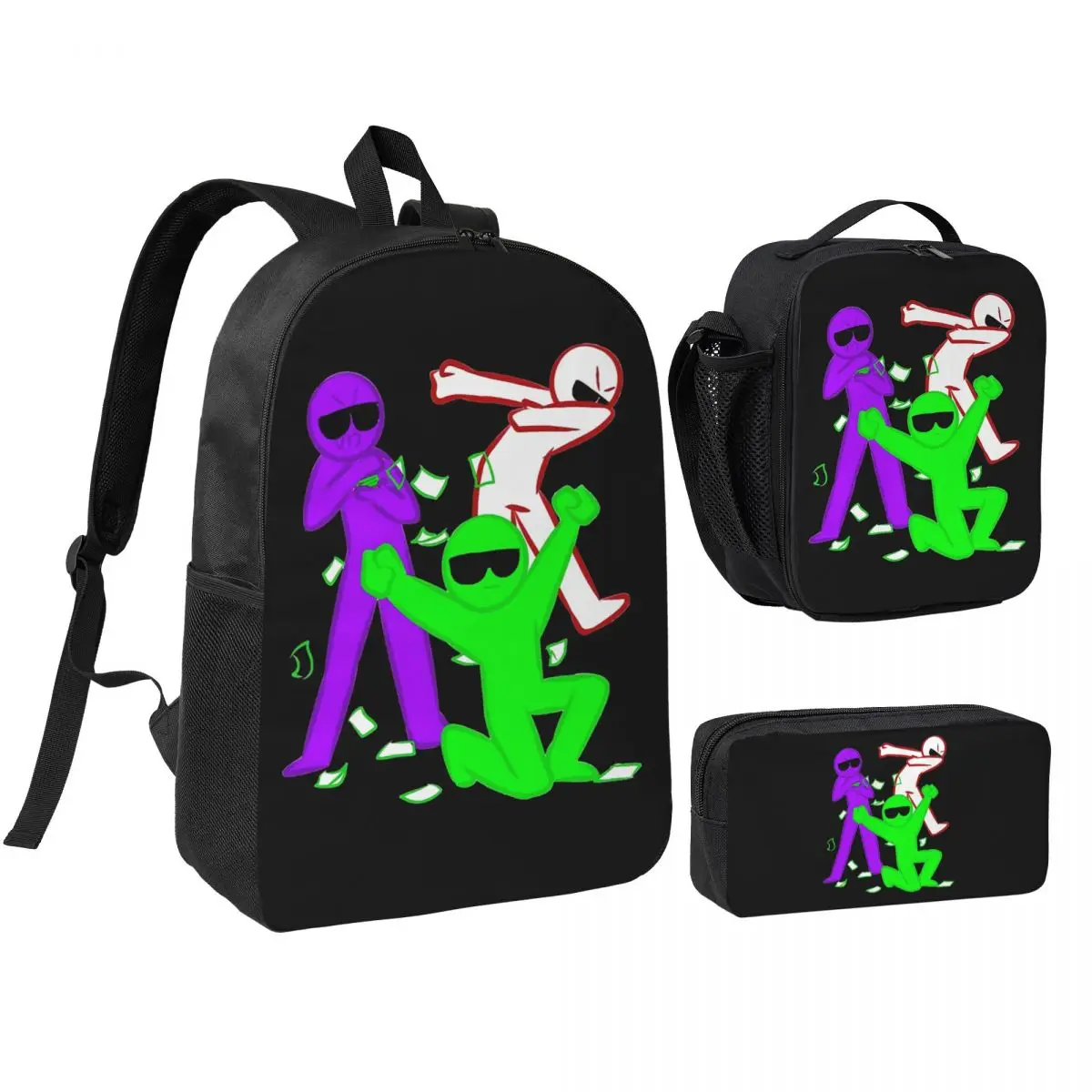 Alan Animation Becker Kids Backpack Student BookBag School Bag Shoulder Bags 3ps Insulated Lunch Bag Pencil Case
Alan Animation Becker Kids Backpack Student BookBag School Bag Shoulder Bags 3ps Insulated Lunch Bag Pencil Case