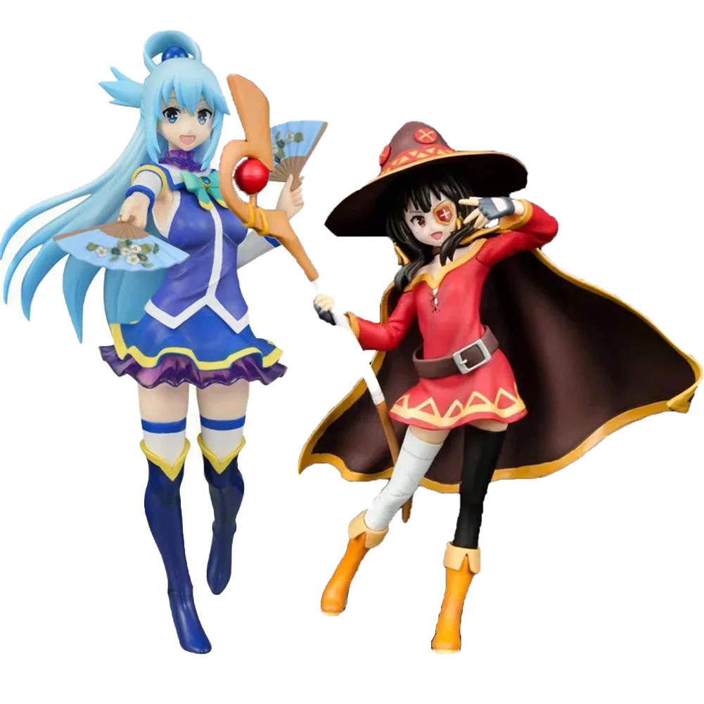 Magical Girl Aqua Megumin figure Megumin Aqua action figure Doll cute Girl Model Toys Desktop ornament Collect Statue Gifts 20cm
Magical Girl Aqua Megumin figure Megumin Aqua action figure Doll cute Girl Model Toys Desktop ornament Collect Statue Gifts 20cm
