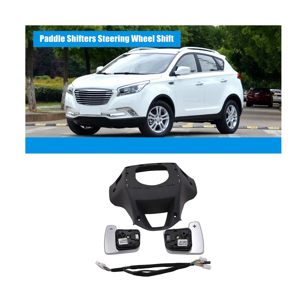 Car Paddle Shifters Steering Wheel Shift for Hyundai Santa Fe 2011-2018 96770-B8000 96770-B8500 Function Upgrade
Car Paddle Shifters Steering Wheel Shift for Hyundai Santa Fe 2011-2018 96770-B8000 96770-B8500 Function Upgrade