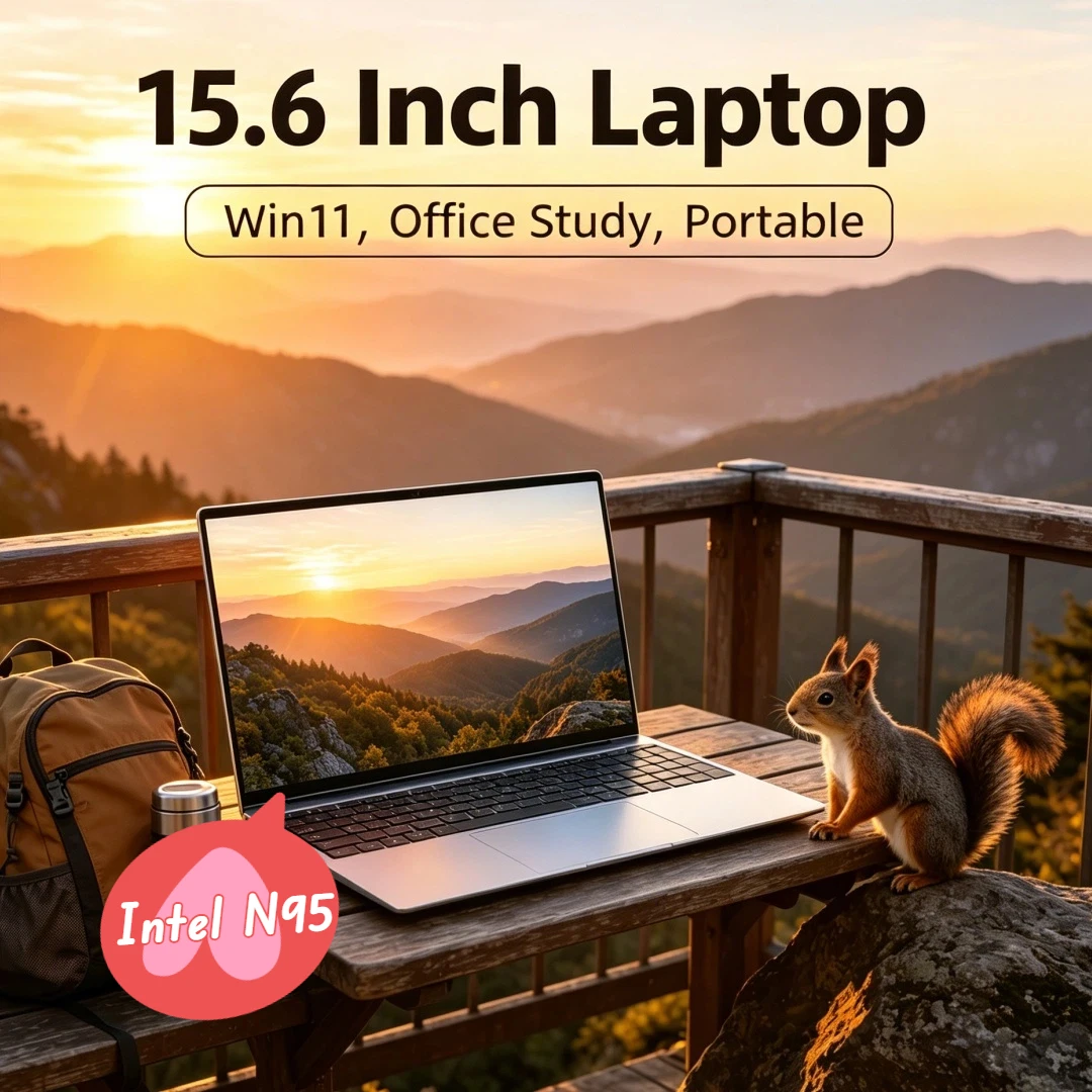 Premium Trendy Original 15.6" Laptop 120Hz Ultra-clear FHD IPS Screen Intel N95 5000mAh 32GB/2TB SSD Backlit Keyboard
Premium Trendy Original 15.6" Laptop 120Hz Ultra-clear FHD IPS Screen Intel N95 5000mAh 32GB/2TB SSD Backlit Keyboard