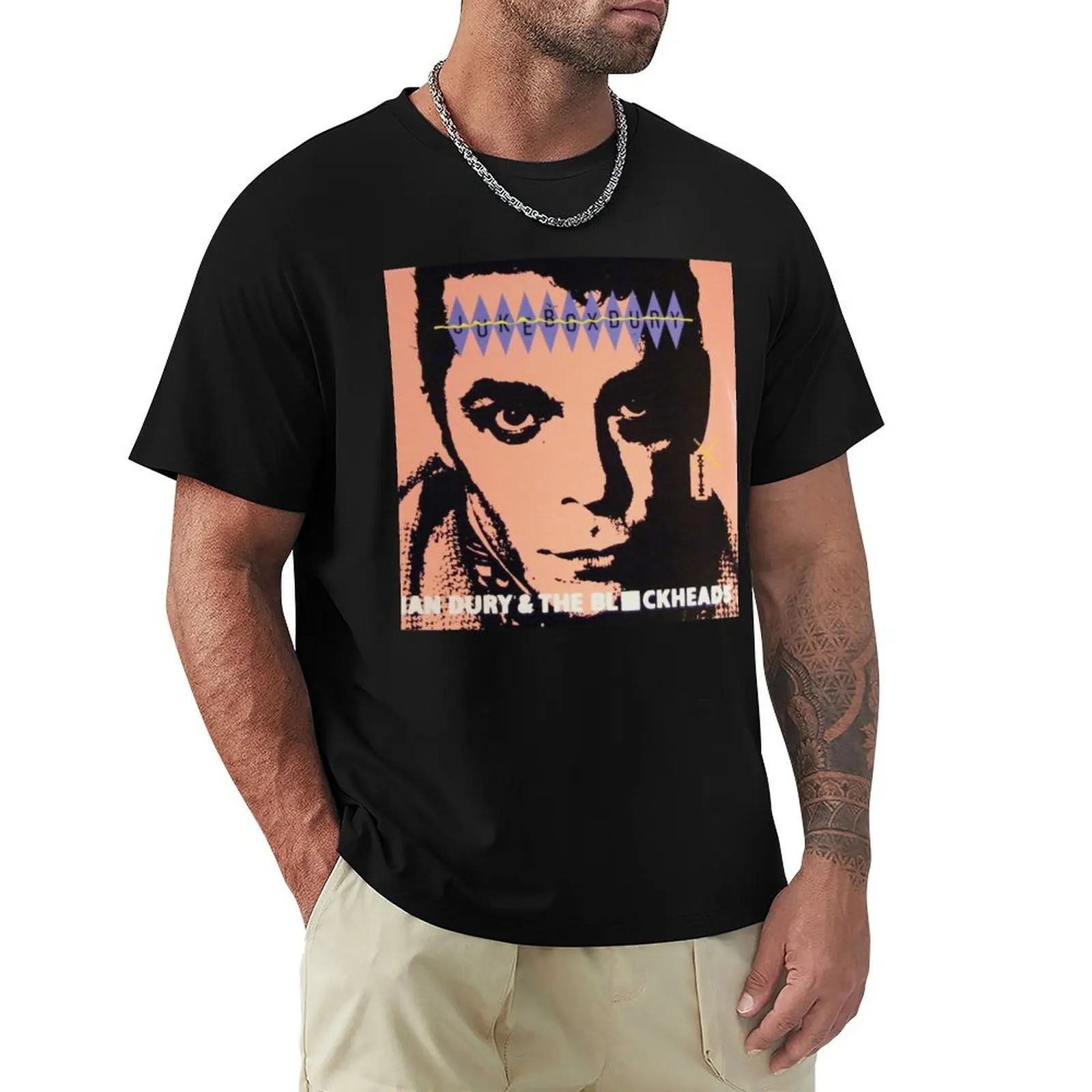 Ian Dury And The Blockheads Sticker T-Shirt Work Wear Short Sleeve T-Shirt
Ian Dury And The Blockheads Sticker T-Shirt Work Wear Short Sleeve T-Shirt