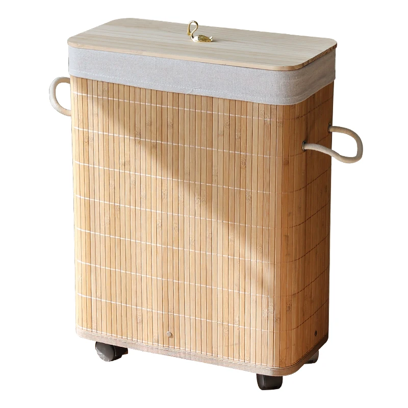 Bamboo woven dirty clothes basket High value dirty clothes basket Narrow crack storage basket Clothes toys dolls Sundries sortin
Bamboo woven dirty clothes basket High value dirty clothes basket Narrow crack storage basket Clothes toys dolls Sundries sortin