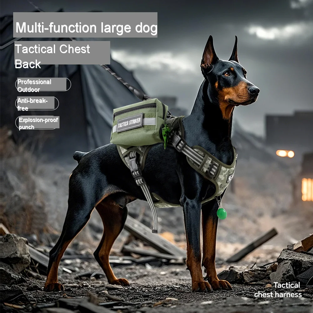 1pcs Pet Chest Strap Dog Tactical Chest Back Outdoor Medium Large Dog Vest Explosion proof Punching Strengthening chest and back
1pcs Pet Chest Strap Dog Tactical Chest Back Outdoor Medium Large Dog Vest Explosion proof Punching Strengthening chest and back