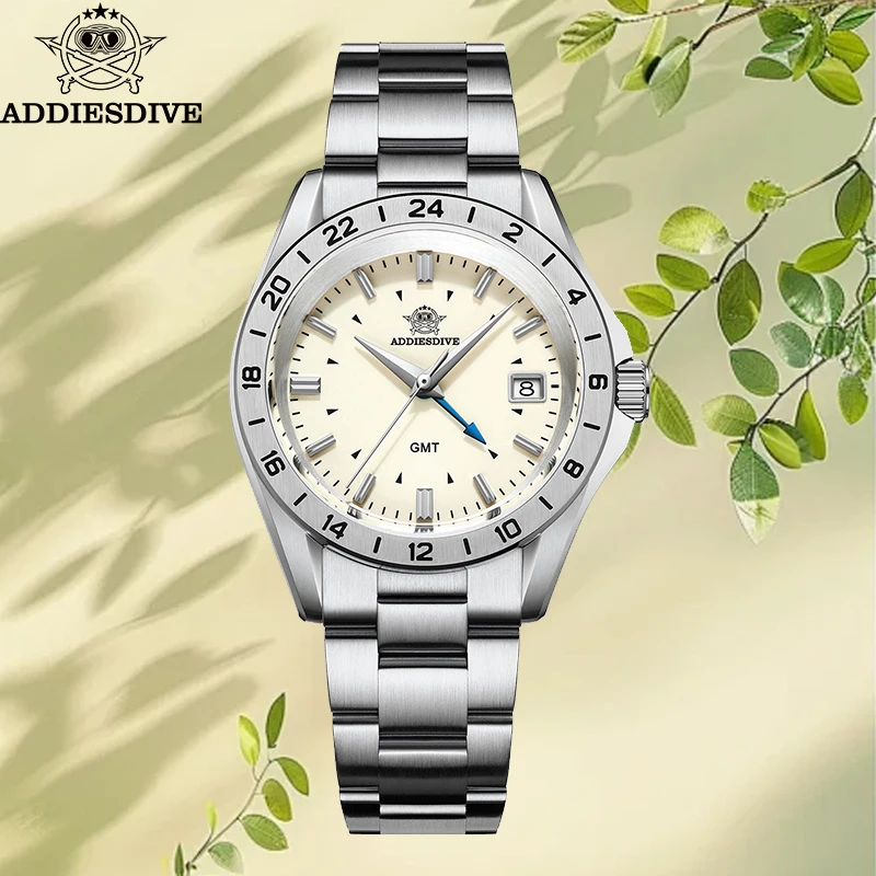 ADDIESDIVE NEW GMT Quartz Watch For Men Sapphire Glass AD2063 relojes hombre Waterproof 200m Dive Stainless Steel Men's Watches 
ADDIESDIVE NEW GMT Quartz Watch For Men Sapphire Glass AD2063 relojes hombre Waterproof 200m Dive Stainless Steel Men's Watches