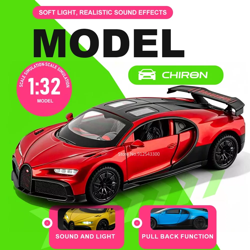 1:32 Chiron Atlantic Car Model Toy Doors Opened Pull Back Models Sound Light Alloy Diecast Vehicle for Boyfriend Hobby Presents
1:32 Chiron Atlantic Car Model Toy Doors Opened Pull Back Models Sound Light Alloy Diecast Vehicle for Boyfriend Hobby Presents