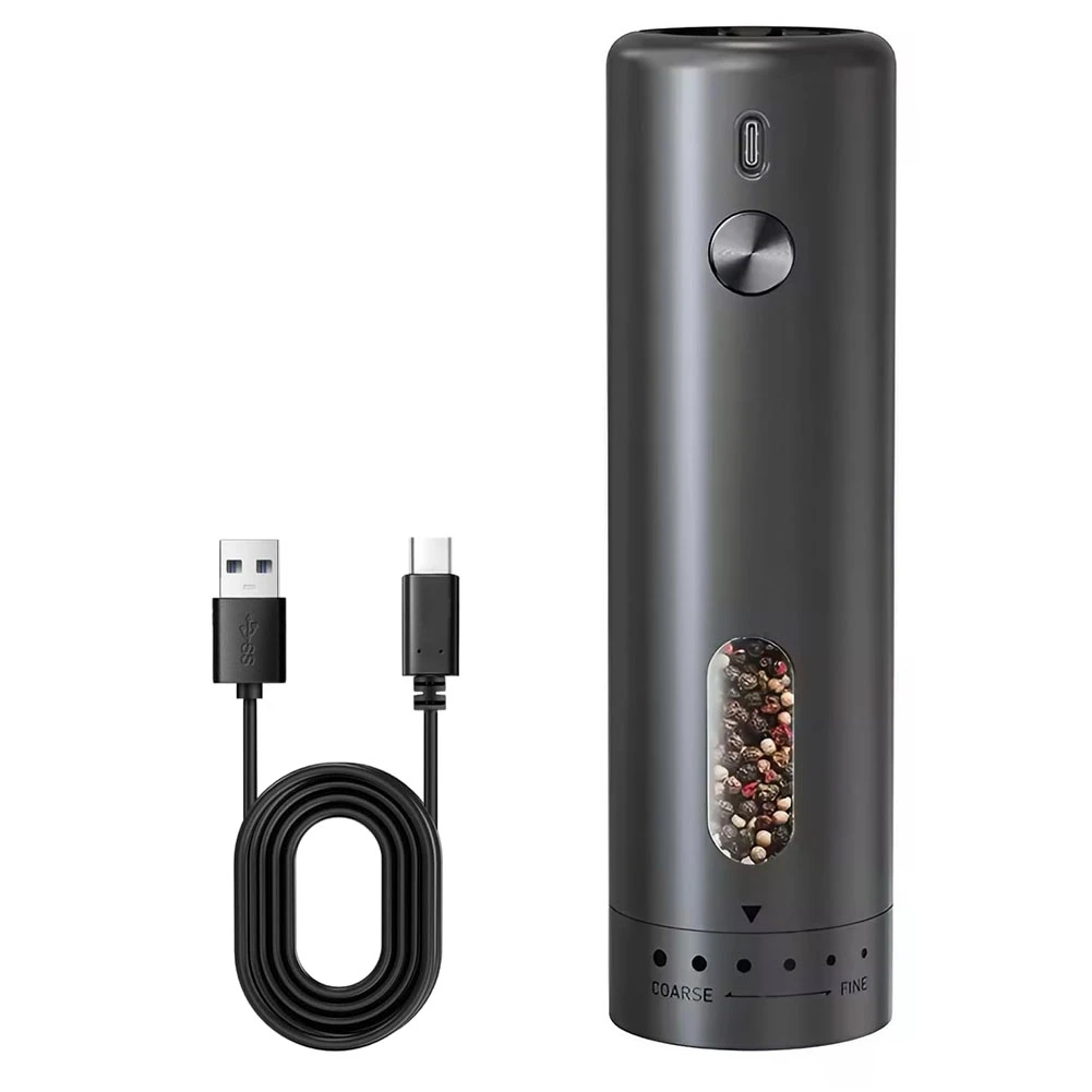 A71P Pepper Grinder, Electric Salt and Pepper Mill Grinder, Adjustable Coarseness,with LED Light,One Hand Automatic Operation
A71P Pepper Grinder, Electric Salt and Pepper Mill Grinder, Adjustable Coarseness,with LED Light,One Hand Automatic Operation