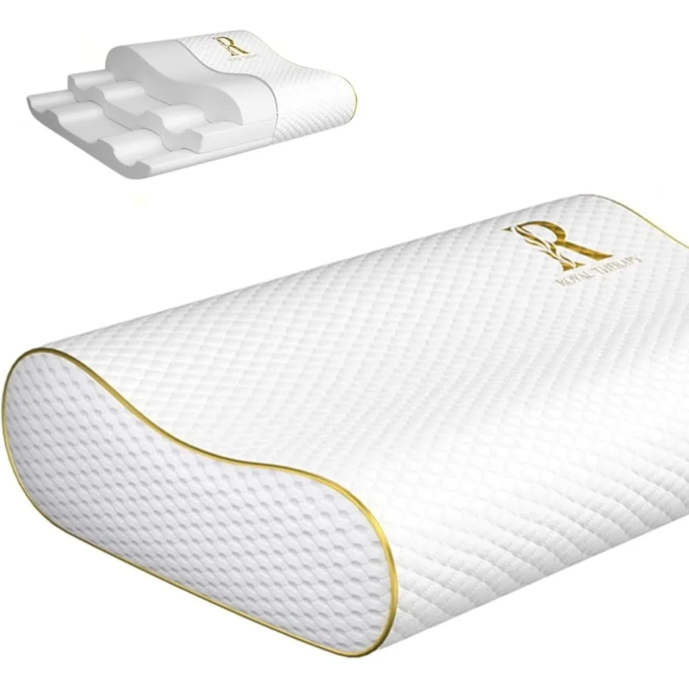 Memory Foam Cervical Pillow for Neck Pain Relief, Contour Design for Side Back Stomach Sleepers, 24x14x5 Inches
Memory Foam Cervical Pillow for Neck Pain Relief, Contour Design for Side Back Stomach Sleepers, 24x14x5 Inches