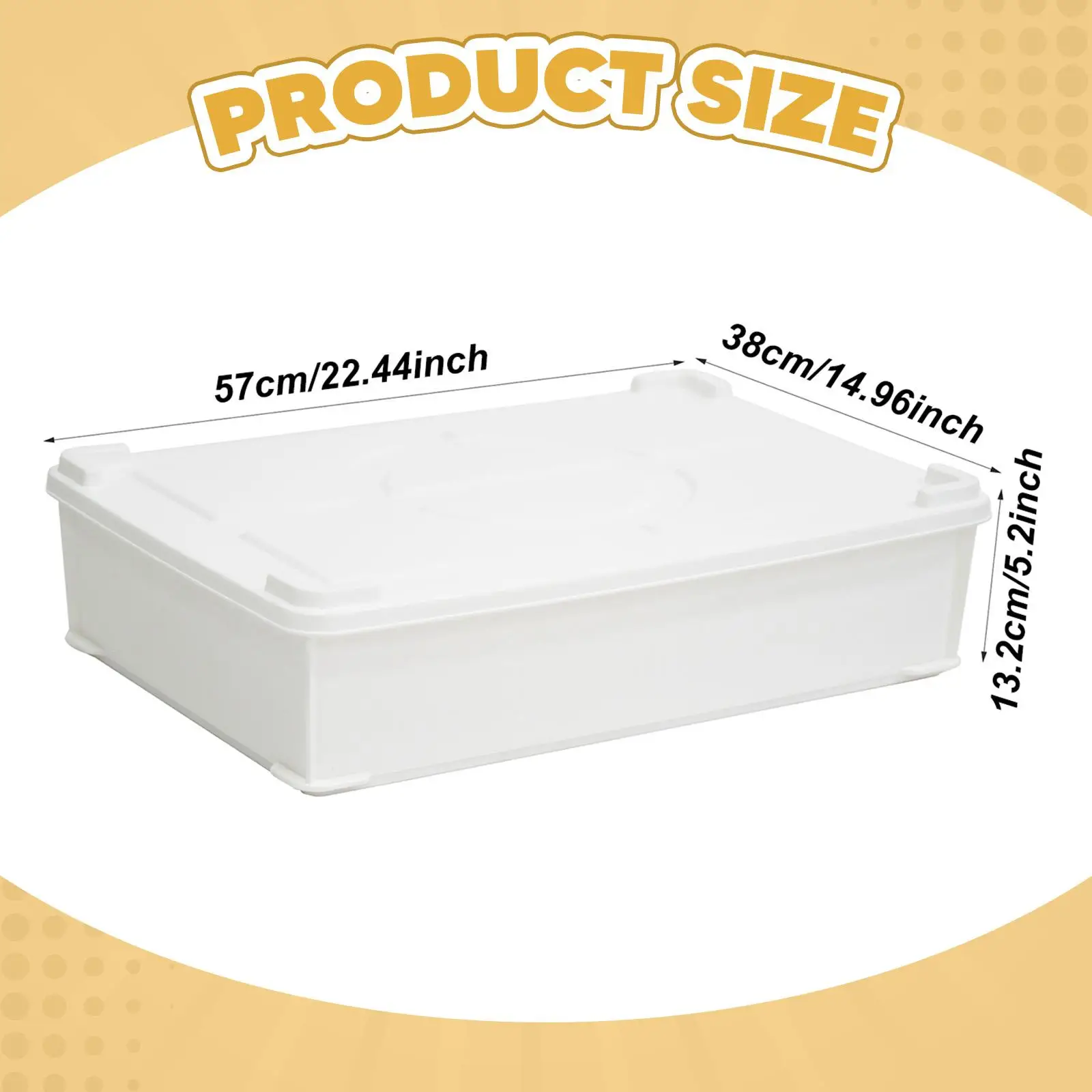Pizza Dough Tray Fruit Vegetable Organizer Stackable Proofing Box HDPP Material for Household Kitchen Restaurant
Pizza Dough Tray Fruit Vegetable Organizer Stackable Proofing Box HDPP Material for Household Kitchen Restaurant