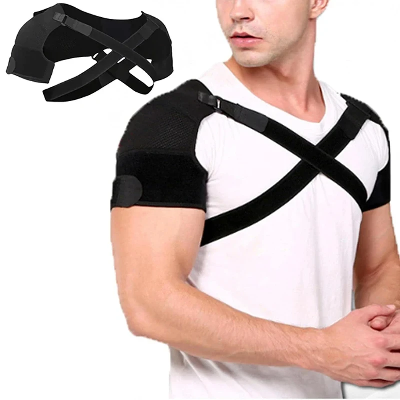 Double Shoulder Brace Sports Shoulder Support Belt Adjustable Shoulder Strap Compression Bandage for Back Pain Relief
Double Shoulder Brace Sports Shoulder Support Belt Adjustable Shoulder Strap Compression Bandage for Back Pain Relief