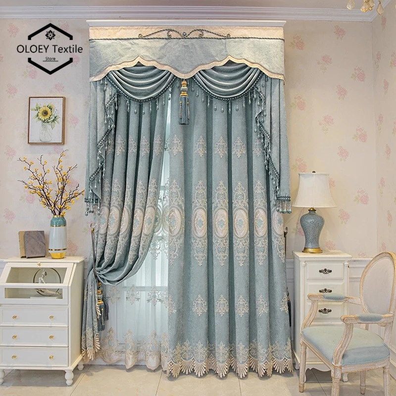European Luxury Blackout Curtains New Collection Floor Length Drapes for Living Room Bedroom Thermal Insulated Velvet Sheer Yarn
European Luxury Blackout Curtains New Collection Floor Length Drapes for Living Room Bedroom Thermal Insulated Velvet Sheer Yarn