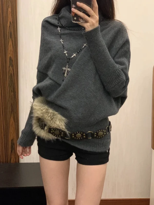 plus Size ey Knitted Sweater Women's Loose Long Sve Faion Korean Sle Autumn Winter Batwing Sve Comfortable Top
plus Size ey Knitted Sweater Women's Loose Long Sve Faion Korean Sle Autumn Winter Batwing Sve Comfortable Top