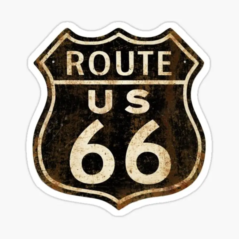 Винтажная наклейка Route 66 для ноутбука, декор для спальни, автомобиля, милый мультяшный модный чемодан для общественных мест
Винтажная наклейка Route 66 для ноутбука, декор для спальни, автомобиля, милый мультяшный модный чемодан для общественных мест