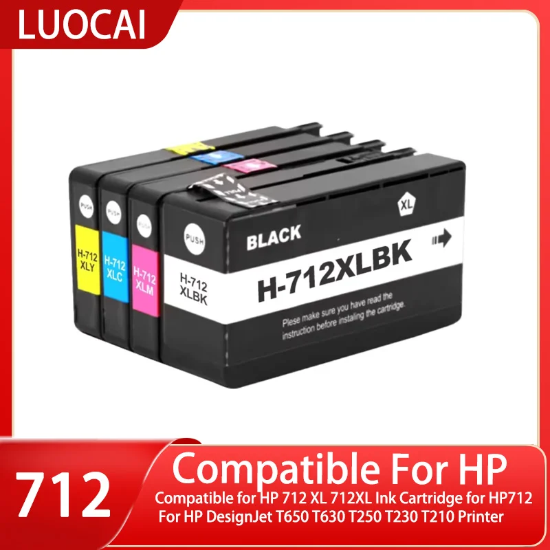 Совместим с картриджем HP 712 XL 712XL для принтера HP 712 для принтера HP DesignJet T650 T630 T250 T230 T210
Совместим с картриджем HP 712 XL 712XL для принтера HP 712 для принтера HP DesignJet T650 T630 T250 T230 T210